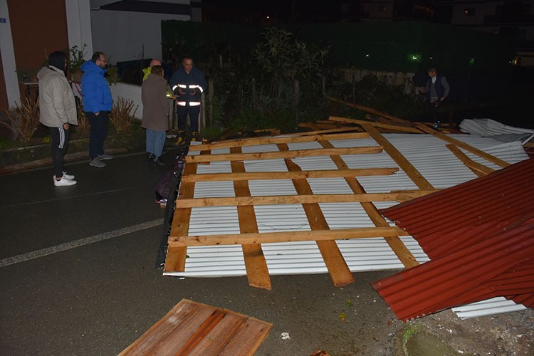 Ordu'da fırtına sonrası hasar tespitine başlandı