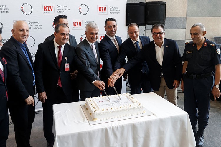 Çukurova Havalimanı'nın birinci yıl dönümü kutlandı