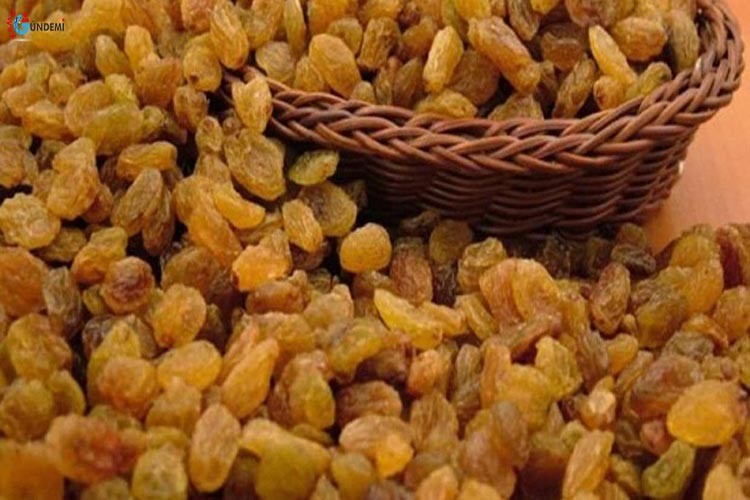 Çekirdeksiz kuru üzüm taban fiyatı 27 lira