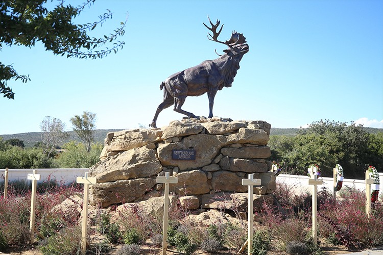 Gelibolu Tarihi Alanı'nda Caribou Anıtı açıldı