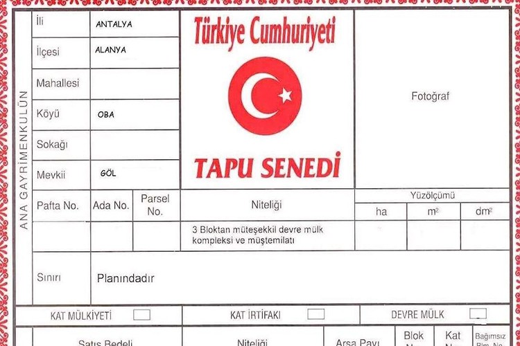 Tapu harcı geliri geçen yıl 24,3 milyar lirayla rekor kırdı