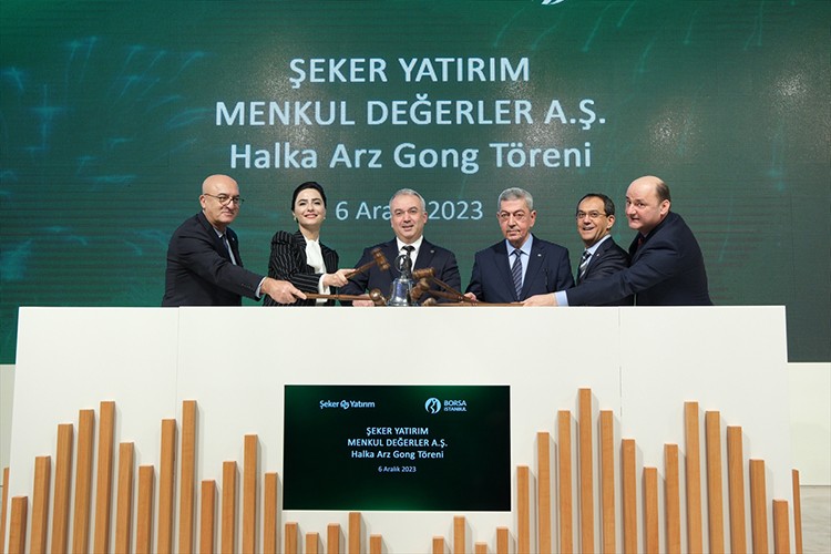 Borsa İstanbul'da gong Şeker Yatırım için çaldı
