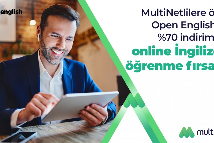 Multinet Up ve Open English iş birliğiyle dil eğitimi yüzde 70 indirimli!