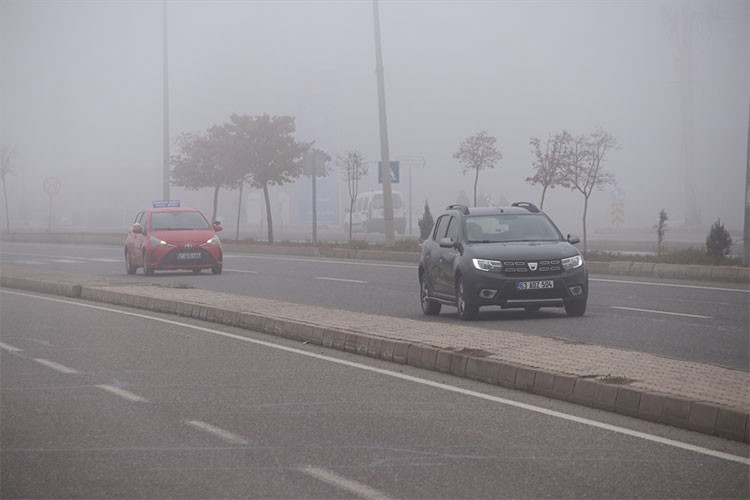Diyarbakır'da sis etkili oldu