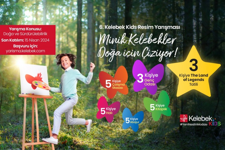 "Minik Kelebekler Doğa için Çiziyor