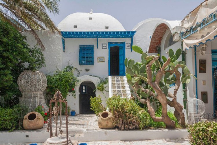 Sidi Bou Said'in mavi kapıları