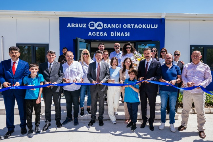 Arsuz Sabancı Ortaokulu AgeSA Binası Hatay'a Kazandırıldı