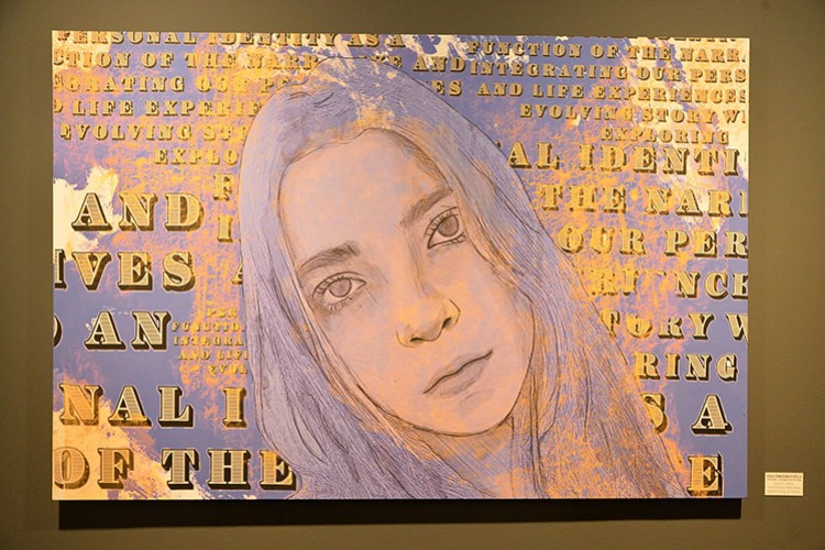 Genç ressamdan anlamlı sergi