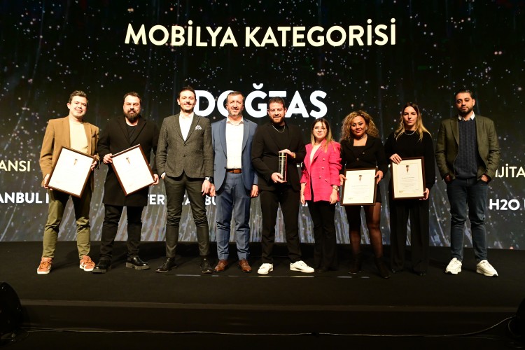 DOĞTAŞ, THE ONE AWARDS'TA "YILIN EN İTİBARLI MOBİLYA MARKASI" SEÇİLDİ