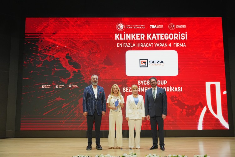 Seza Çimento'ya ihracat şampiyonu ödülü