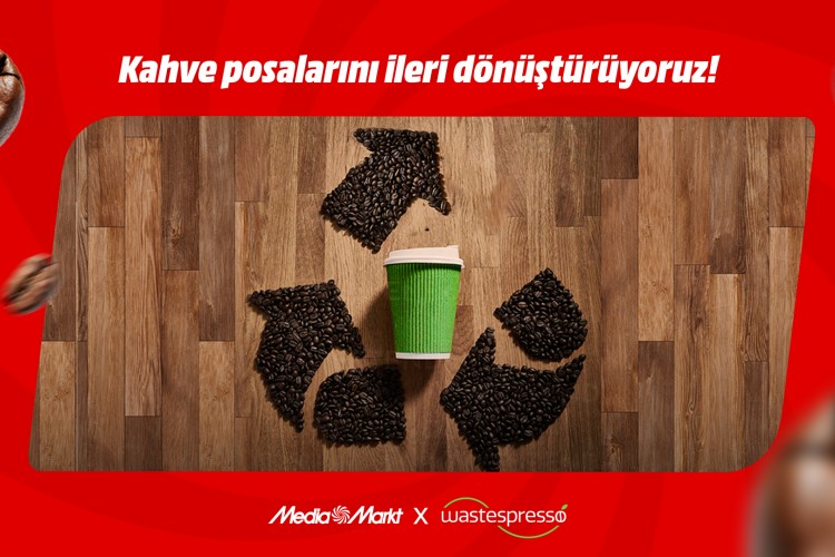 MediaMarkt kahve posalarını ileri dönüştürerek karbon ayak izini azaltıyor