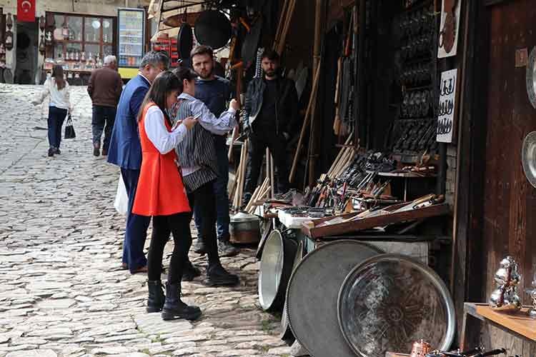 UNESCO kenti Safranbolu'da hafta sonu yoğunluğu