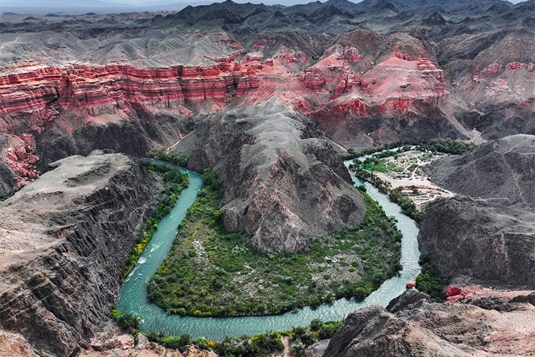 Charyn, 190 hayvan ve 1500 bitki türüne ev sahipliği yapıyor