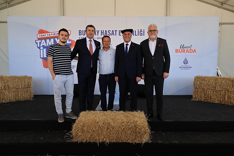 İBB, Çatalca'da "Buğday Hasat Etkinliği" düzenledi