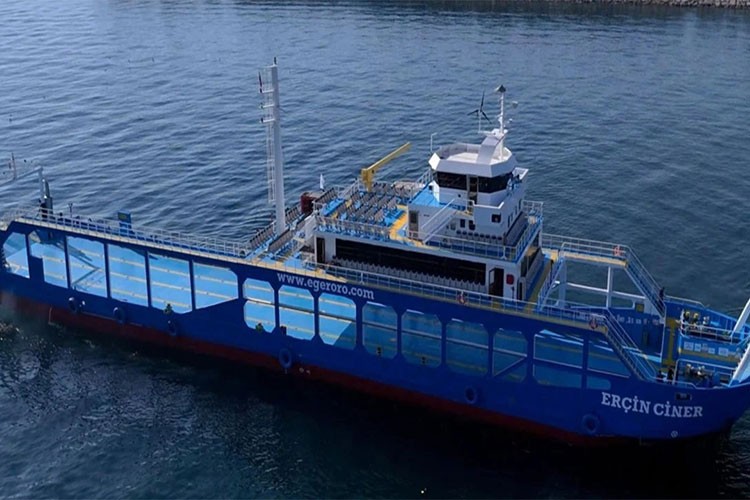 Erçin Ciner feribotu hizmete hazır