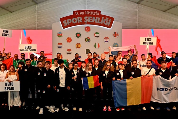 36. Koç Topluluğu Spor Şenliği'nde 6 binin üzerinde çalışan yarıştı
