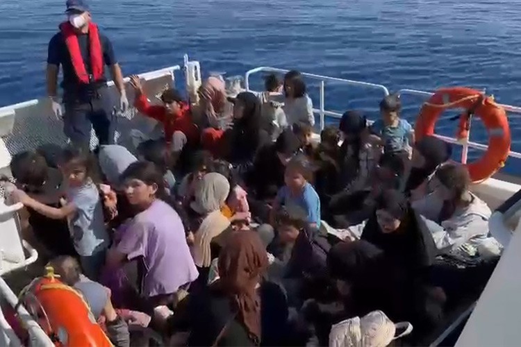 Bodrum'da 93 düzensiz göçmen yakalandı