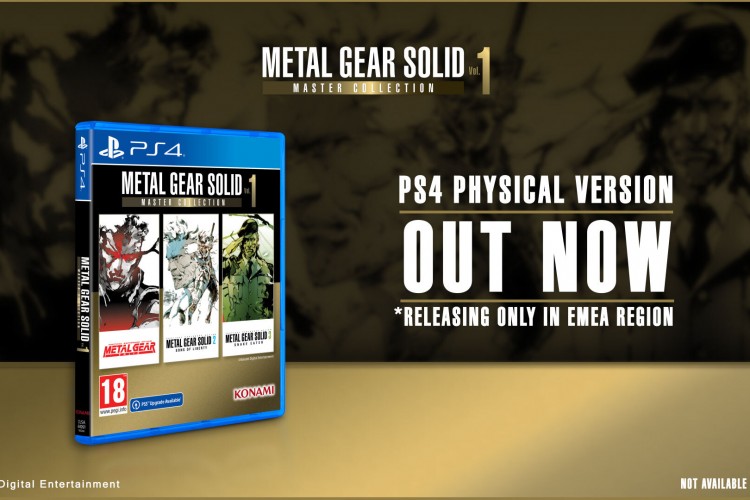 METAL GEAR SOLID: MASTER COLLECTION Vol.1'in PlayStation®4 Fiziksel Sürümü Çıktı!