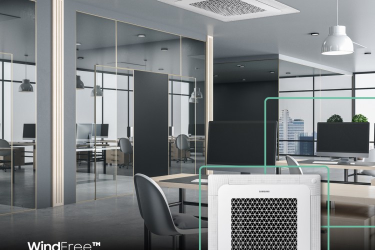 Samsung WindFree 4 Yön Kaset Klima akıllı optimizasyonla %77'ye varan enerji tasarrufu sağlıyor