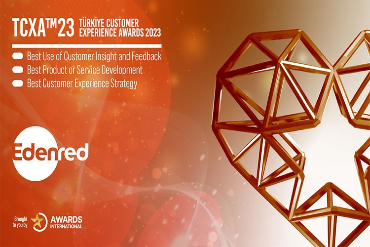 Edenred Türkiye'ye 3 ödül birden