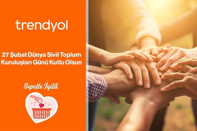 Dünya Sivil Toplum Kuruluşları Günü'nü Sepette İyilik ile kutluyor