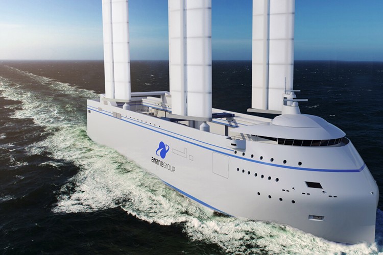 Dünyanın ilk yelkenli konteyner gemisi!