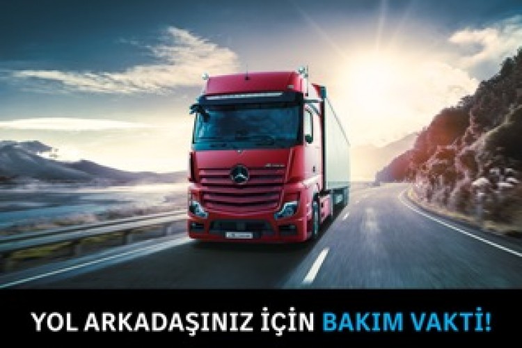 Mercedes-Benz Türk'ten, Kamyon Şoförlerinin Yol Arkadaşlarına Bakım Fırsatı