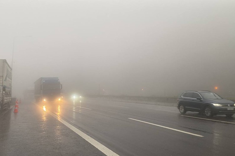 Bolu Dağı kesiminde sis
