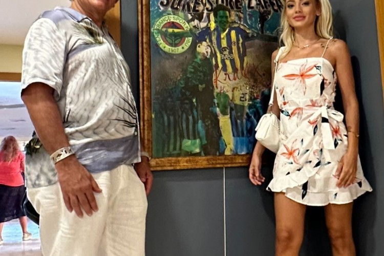 Bedri Baykam'ın özel misafiri