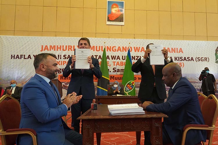 Afrika'nın en uzun demiryoluna Yapı Merkezi imzası