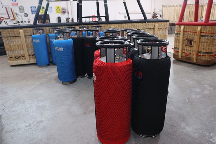 Sıcak hava balonlarının yakıt tankı da yerli oldu