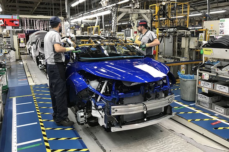 Üretimde daralma...