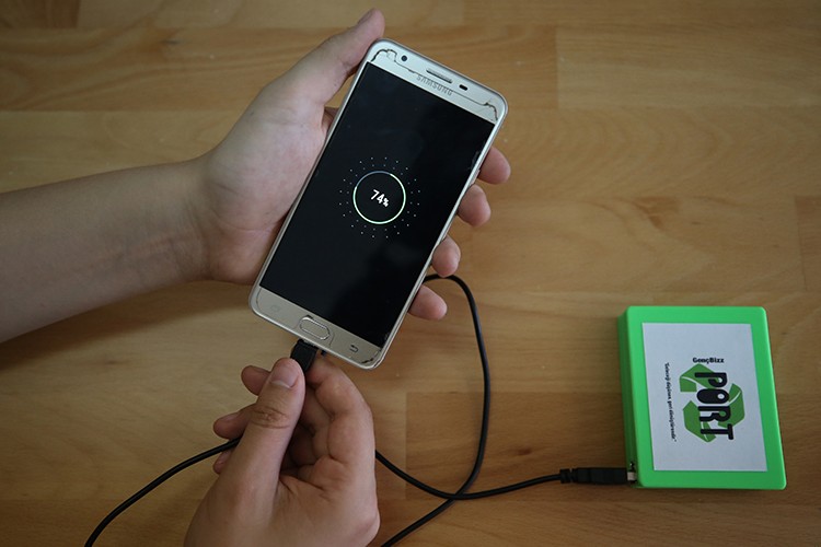 Atık bataryayla Yeşilbank