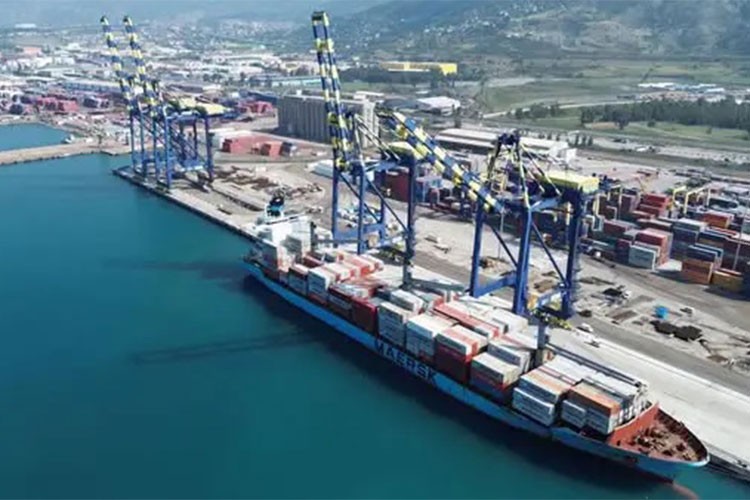 İskenderun limanı Türkiye'de üçüncü sırada yer aldı