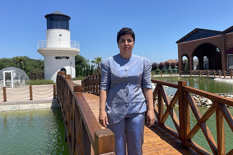 Kadın girişimcinin kurduğu tatil köyünde 50 kişi çalışıyor