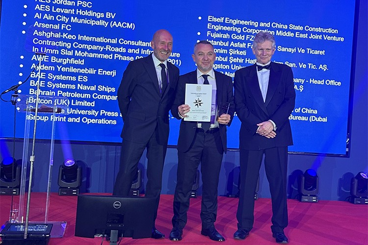 Uluslararası İş Güvenliği Üstün Başarı Ödülü