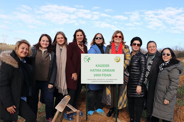 KAGİDER, Kocaeli'de 2 bin fidanı toprakla buluşturdu