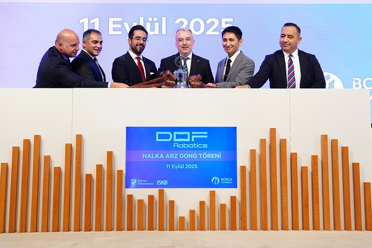 Borsa İstanbul'da gong DOF Robotik Sanayi A.Ş. için çaldı