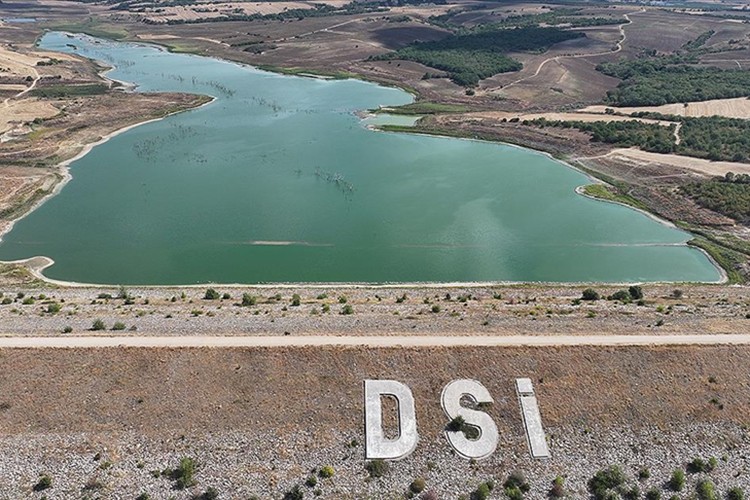 Meriç Nehri'nden Çakmak Barajı'na su aktarımı başladı