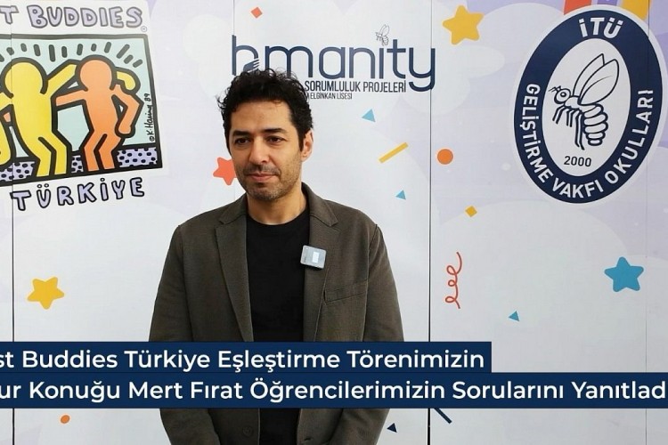 Lise öğrencileri Mert Fırat'ı ağırladı