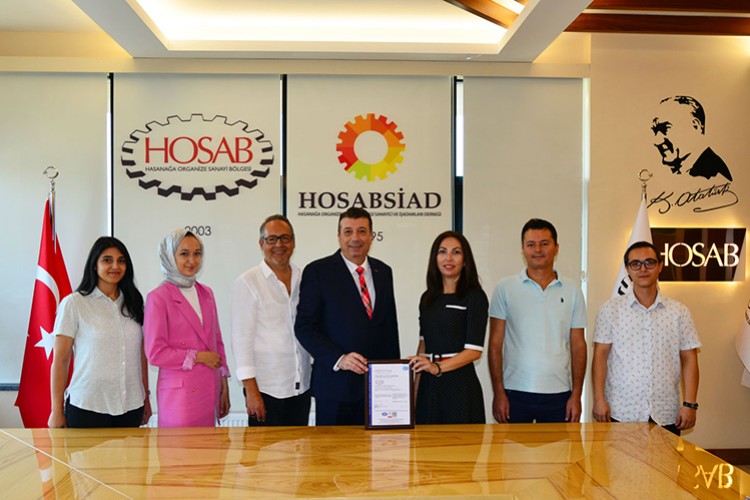 HOSAB kalite yönetim sistemi belgesi aldı