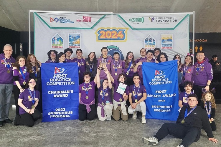 Tech4Peace robotik takımı, FRC Dünya Şampiyonası'nda Türkiye'yi temsil edecek