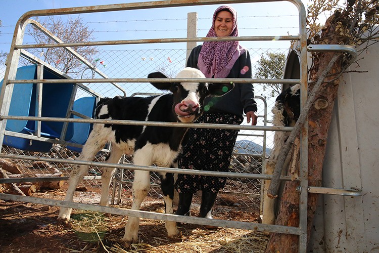 Kadın girişimci devlet desteğiyle çiftlik kurdu