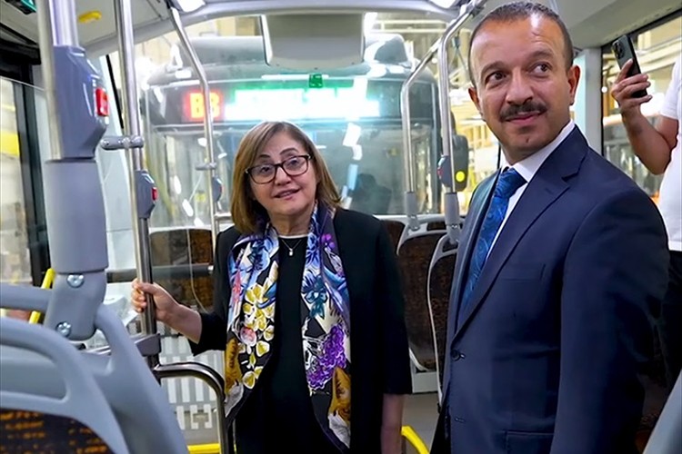 Gaziantep toplu ulaşımda elektrikli otobüse geçiyor