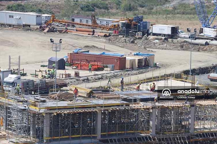 Karadeniz gazı iletim hattına basılmaya başlandı