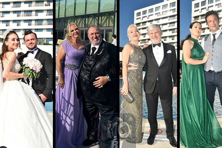 Rüya gibi bir düğünle evlendiler