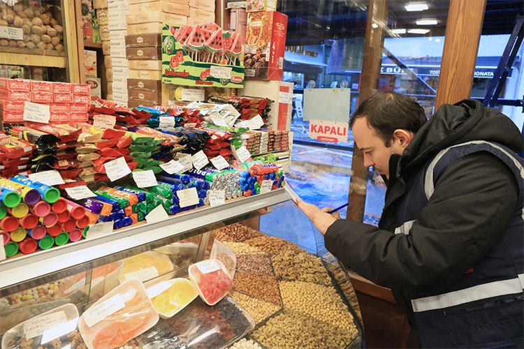 Trakya'da yılbaşı öncesi fiyat ve etiket denetimi yapıldı