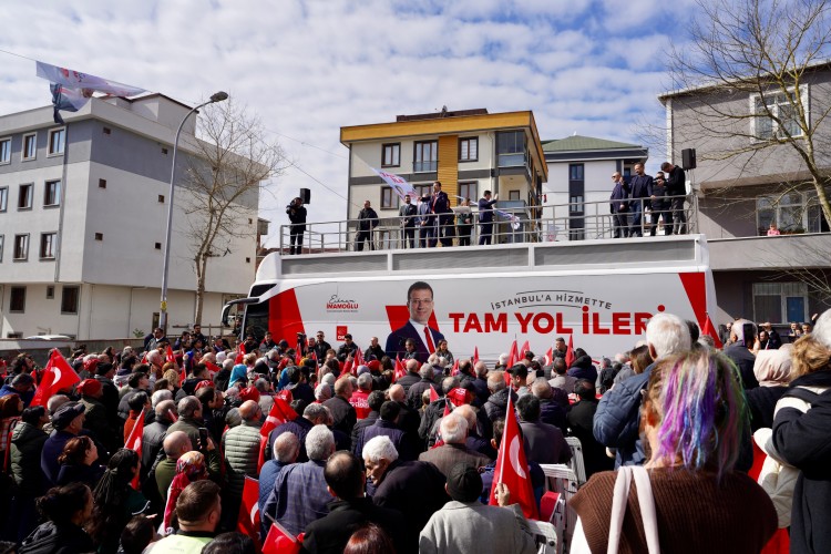 İMAMOĞLU VE ÇERKEZ, ÇEKMEKÖY'DE HALKLA BULUŞTU