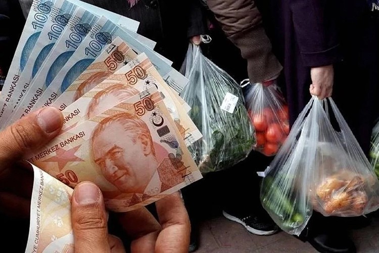 4 kişilik ailenin açlık sınırı 31 bin 224 TL'ye yükseldi