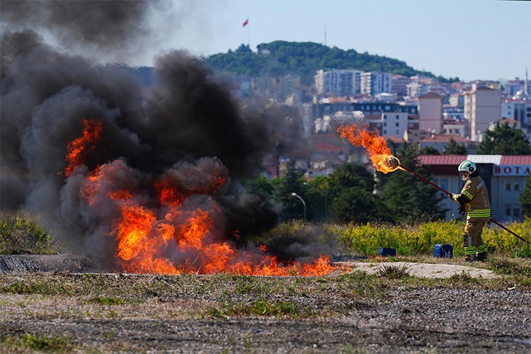 Sabiha Gökçen Havalimanı'nda acil durum tatbikatı yapıldı